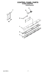 05 - Control Panel Parts parts for Kitchenaid Refrigerator KSSS36FTX02 from AppliancePartsPros.com