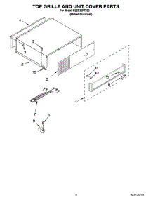 06 - Top Grille And Unit Cover Parts parts for Kitchenaid Refrigerator KSSS36FTX02 from AppliancePartsPros.com
