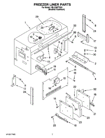 05 - Freezer Liner Parts parts for Kitchenaid Refrigerator KBLO36FTX03 from AppliancePartsPros.com