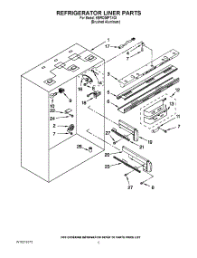 04 - Refrigerator Liner Parts parts for Kitchenaid Refrigerator KBRO36FTX03 from AppliancePartsPros.com