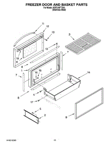08 - Freezer Door And Basket Parts parts for Kitchenaid Refrigerator KBFC42FTS03 from AppliancePartsPros.com