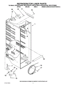 02 - Refrigerator Liner Parts parts for Kitchenaid Refrigerator KSRV22FVBT00 from AppliancePartsPros.com