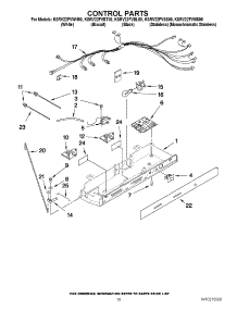 11 - Control Parts parts for Kitchenaid Refrigerator KSRV22FVBL00 from AppliancePartsPros.com