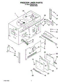 05 - Freezer Liner Parts parts for Kitchenaid Refrigerator KBRC36FTS03 from AppliancePartsPros.com