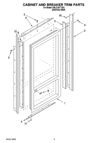 02 - Cabinet And Breaker Trim Parts parts for Kitchenaid Refrigerator KBLC36FTS03 from AppliancePartsPros.com