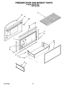 08 - Freezer Door And Basket Parts parts for Kitchenaid Refrigerator KBLC36FTS03 from AppliancePartsPros.com