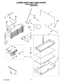 10 - Lower Unit And Tube Parts parts for Kitchenaid Refrigerator KBLC36FTS03 from AppliancePartsPros.com