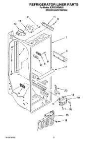 02 - Refrigerator Liner Parts parts for Kitchenaid Refrigerator KSRS25RSMS03 from AppliancePartsPros.com