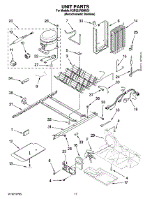 11 - Unit Parts parts for Kitchenaid Refrigerator KSRS25RSMS03 from AppliancePartsPros.com