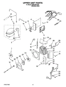 09 - Upper Unit Parts parts for Kitchenaid Refrigerator KBRC36FTS03 from AppliancePartsPros.com