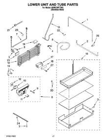 10 - Lower Unit And Tube Parts parts for Kitchenaid Refrigerator KBRC36FTS03 from AppliancePartsPros.com