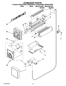 12 - Icemaker Parts, Optional Parts (Not Included) parts for Kitchenaid Refrigerator KSRS25RVMS02 from AppliancePartsPros.com