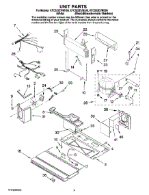 05 - Unit Parts parts for Kitchenaid Refrigerator KFCS22EVWH00 from AppliancePartsPros.com