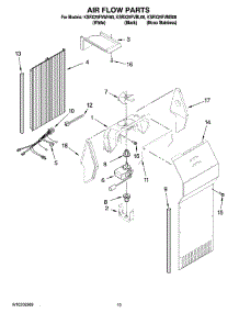 11 - Air Flow Parts, Optional Parts (Not Included) parts for Kitchenaid Refrigerator KSRX25FVMS00 from AppliancePartsPros.com