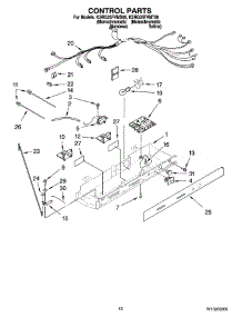 10 - Control Parts parts for Kitchenaid Refrigerator KSRG25FVMS00 from AppliancePartsPros.com