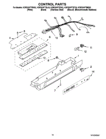 10 - Control Parts parts for Kitchenaid Refrigerator KSRS25FTWH03 from AppliancePartsPros.com