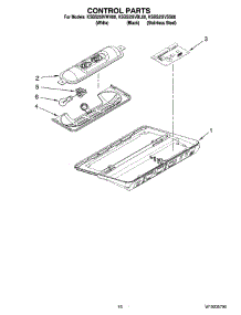 10 - Control Parts parts for Kitchenaid Refrigerator KSBS25IVWH00 from AppliancePartsPros.com
