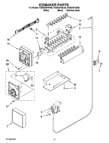 12 - Icemaker Parts, Optional Parts (Not Included) parts for Kitchenaid Refrigerator KSBS25IVWH00 from AppliancePartsPros.com
