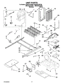 11 - Unit Parts parts for Kitchenaid Refrigerator KSRG25FVMT00 from AppliancePartsPros.com