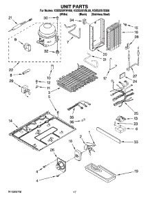 11 - Unit Parts parts for Kitchenaid Refrigerator KSBS25IVSS00 from AppliancePartsPros.com