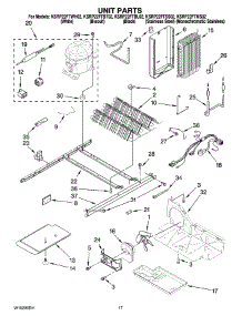 10 - Unit Parts parts for Kitchenaid Refrigerator KSRP22FTSS02 from AppliancePartsPros.com