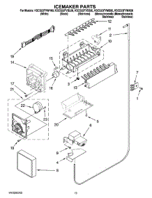 12 - Icemaker Parts, Optional Parts (Not Included) parts for Kitchenaid Refrigerator KSCS23FVMS00 from AppliancePartsPros.com