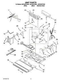 05 - Unit Parts parts for Kitchenaid Refrigerator KBFS25ETSS01 from AppliancePartsPros.com