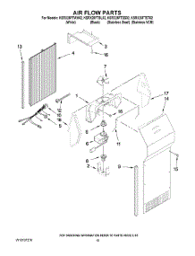 09 - Air Flow Parts parts for Kitchenaid Refrigerator KSRX25FTSS02 from AppliancePartsPros.com