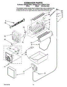 08 - Icemaker Parts, Optional Parts parts for Kitchenaid Refrigerator KBRS22KTWH01 from AppliancePartsPros.com