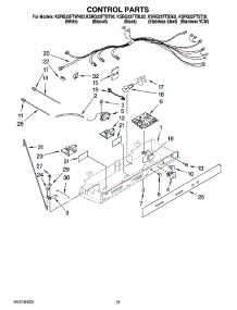 12 - Control Parts, Optional Parts (Not Included) parts for Kitchenaid Refrigerator KSRG22FTBL02 from AppliancePartsPros.com