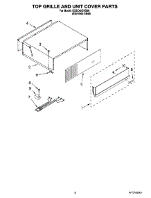 06 - Top Grille And Unit Cover Parts parts for Kitchenaid Refrigerator KSSC42QVS00 from AppliancePartsPros.com