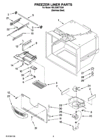 03 - Freezer Liner Parts parts for Kitchenaid Refrigerator KBLS20ETSS01 from AppliancePartsPros.com