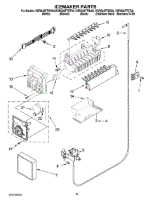 11 - Icemaker Parts parts for Kitchenaid Refrigerator KSRG22FTST02 from AppliancePartsPros.com