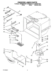 03 - Freezer Liner Parts parts for Kitchenaid Refrigerator KBRS20ETSS01 from AppliancePartsPros.com