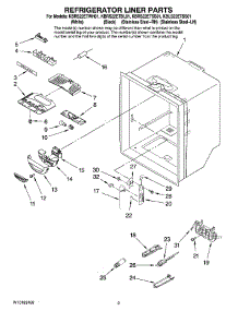 02 - Refrigerator Liner Parts parts for Kitchenaid Refrigerator KBRS22ETBL01 from AppliancePartsPros.com