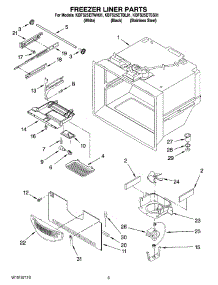 02 - Freezer Liner Parts parts for Kitchenaid Refrigerator KBFS25ETBL01 from AppliancePartsPros.com