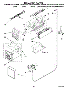 11 - Icemaker Parts, Optional Parts (Not Included) parts for Kitchenaid Refrigerator KSRK25FVWH00 from AppliancePartsPros.com