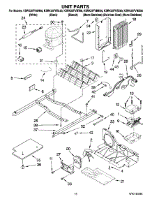 10 - Unit Parts parts for Kitchenaid Refrigerator KSRK25FVMS00 from AppliancePartsPros.com