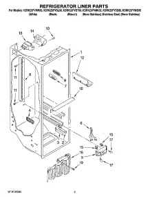 02 - Refrigerator Liner Parts parts for Kitchenaid Refrigerator KSRK25FVMK00 from AppliancePartsPros.com