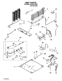 05 - Unit Parts parts for Kitchenaid Refrigerator KTRC22KVSS00 from AppliancePartsPros.com
