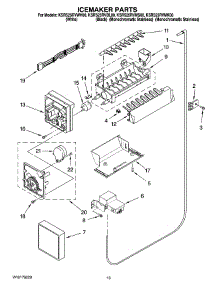 12 - Icemaker Parts, Optional Parts (Not Included) parts for Kitchenaid Refrigerator KSRS25RVMK00 from AppliancePartsPros.com