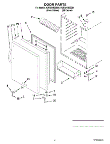 03 - Door Parts parts for Kitchenaid Refrigerator KURS24RSSS01 from AppliancePartsPros.com
