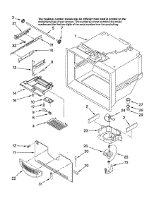 Freezer Liner parts for Kitchenaid Refrigerator KBRS22KTSS11 from AppliancePartsPros.com
