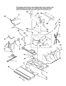 Unit parts for Kitchenaid Refrigerator KBRS22KTSS11 from AppliancePartsPros.com