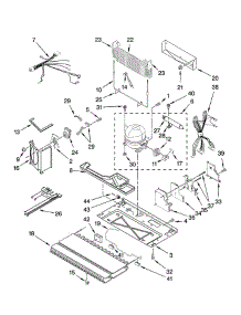 Unit parts for Kitchenaid Refrigerator KBFS25ETSS11 from AppliancePartsPros.com