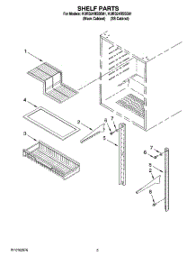 02 - Shelf Parts parts for Kitchenaid Refrigerator KURS24RSBS01 from AppliancePartsPros.com