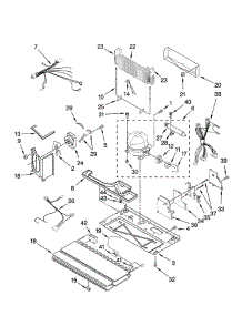 Unit parts for Kitchenaid Refrigerator KBLS20ETSS11 from AppliancePartsPros.com