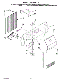 09 - Air Flow Parts parts for Kitchenaid Refrigerator KSRS25RVBL00 from AppliancePartsPros.com