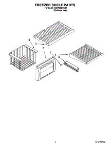 03 - Freezer Shelf Parts parts for Kitchenaid Refrigerator KSSP36QTS02 from AppliancePartsPros.com