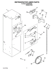 04 - Refrigerator Liner Parts parts for Kitchenaid Refrigerator KSSP36QTS02 from AppliancePartsPros.com